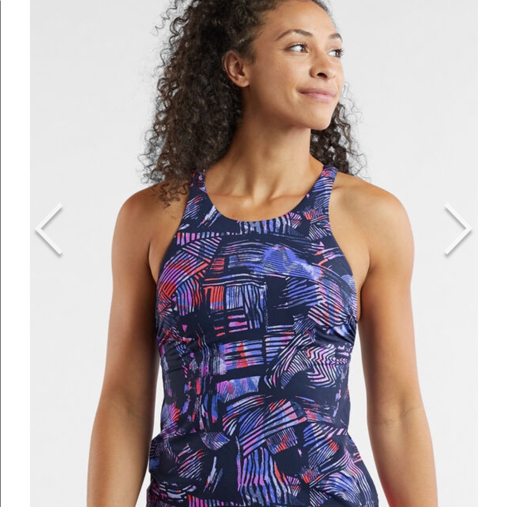 Woman Up Tankini Top - Graffiato Medium